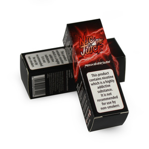 10ml vape dropper oil bottle paper package box with triangle mark
